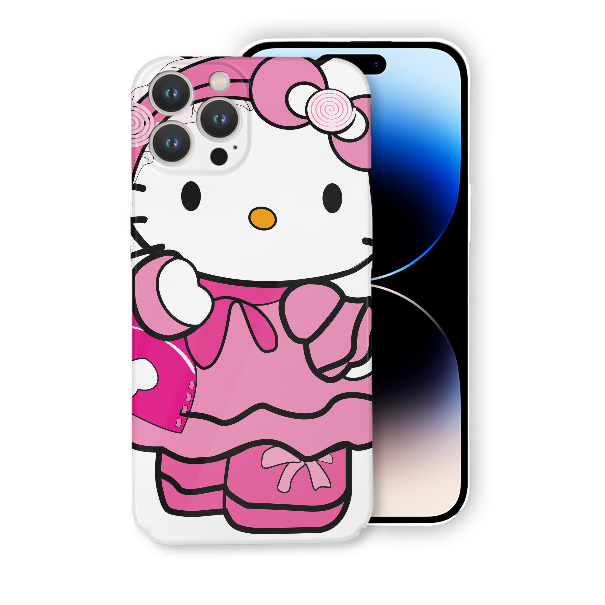 （画像用） Hello Kitty ハローキティ 【iPhone 14シリーズ対応】ハードケース